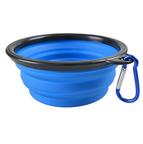Collapsible Pet Bowl – Portable Silicone Dog & Cat Travel Feeding Bowl Femdelux