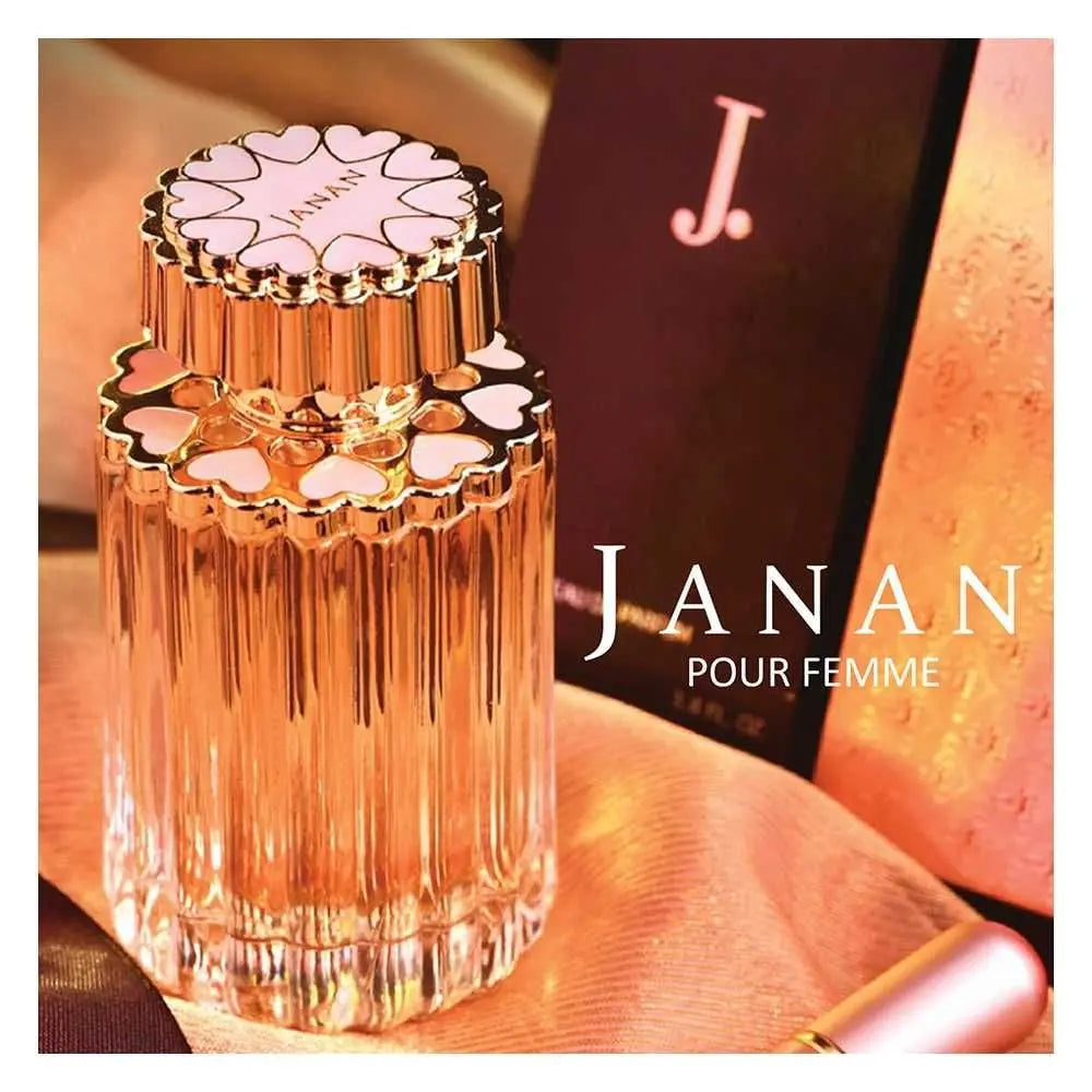 Janan Pour Femme Perfume – Elegant Floral & Sweet Scent for Women | Long-Lasting Eau de Parfum -